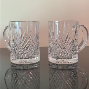 Crystal coffee mugs